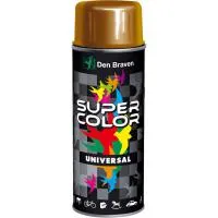 Краска в баллончиках 400 мл. Золото Den Braven Super Color